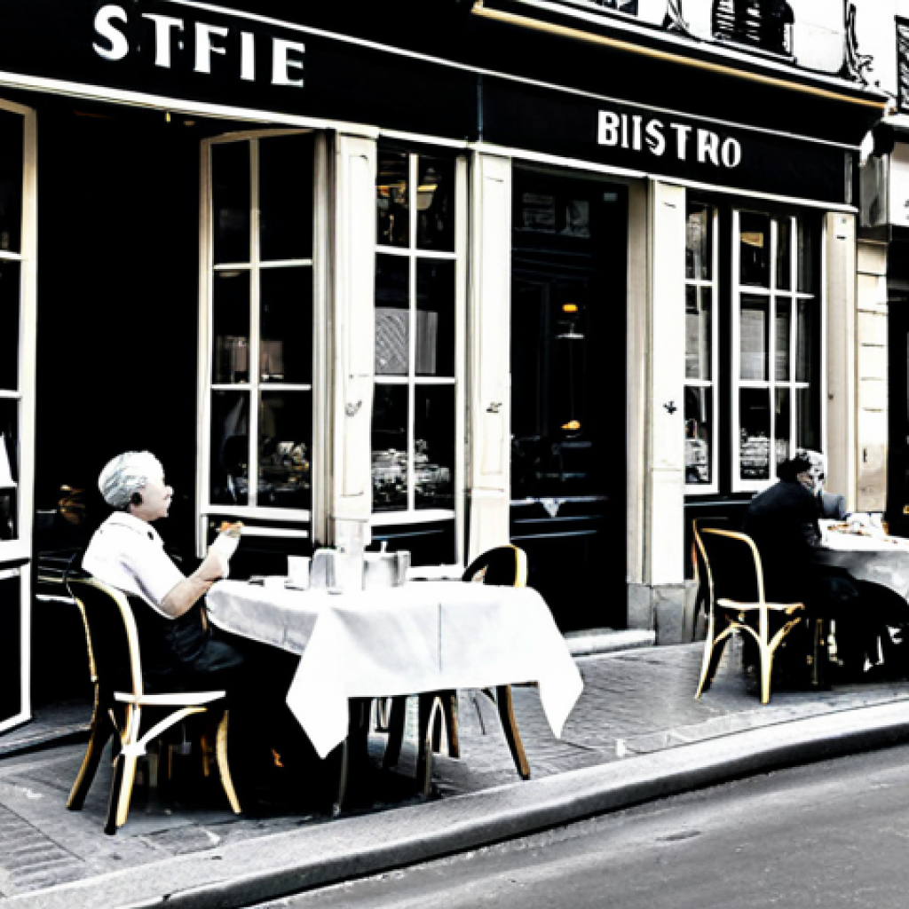 방글라데시의 생활비 - Bustling Parisian Bistro**

"A vibrant Parisian bistro scene, midday. Patrons are seated at outdoor ...