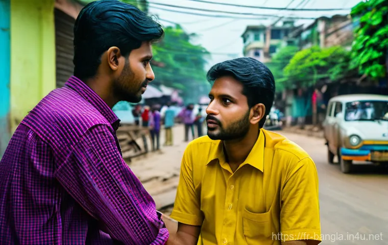 방글라데시에서 영어로 소통하기 - Here are three detailed image generation prompts in English, keeping all your instructions in mind: