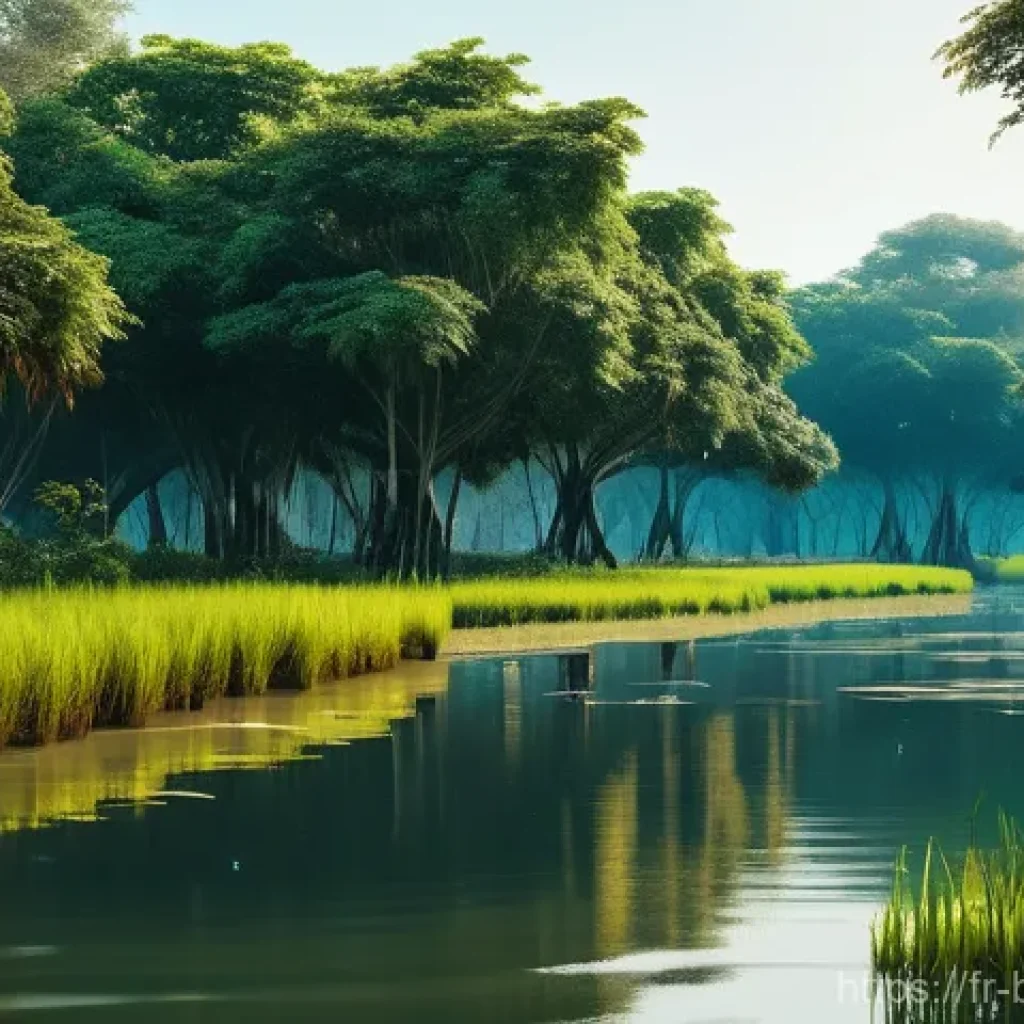 방글라데시 자연유산 순다르반스 - Here are three detailed image generation prompts in English, inspired by the Sundarbans and adhering...