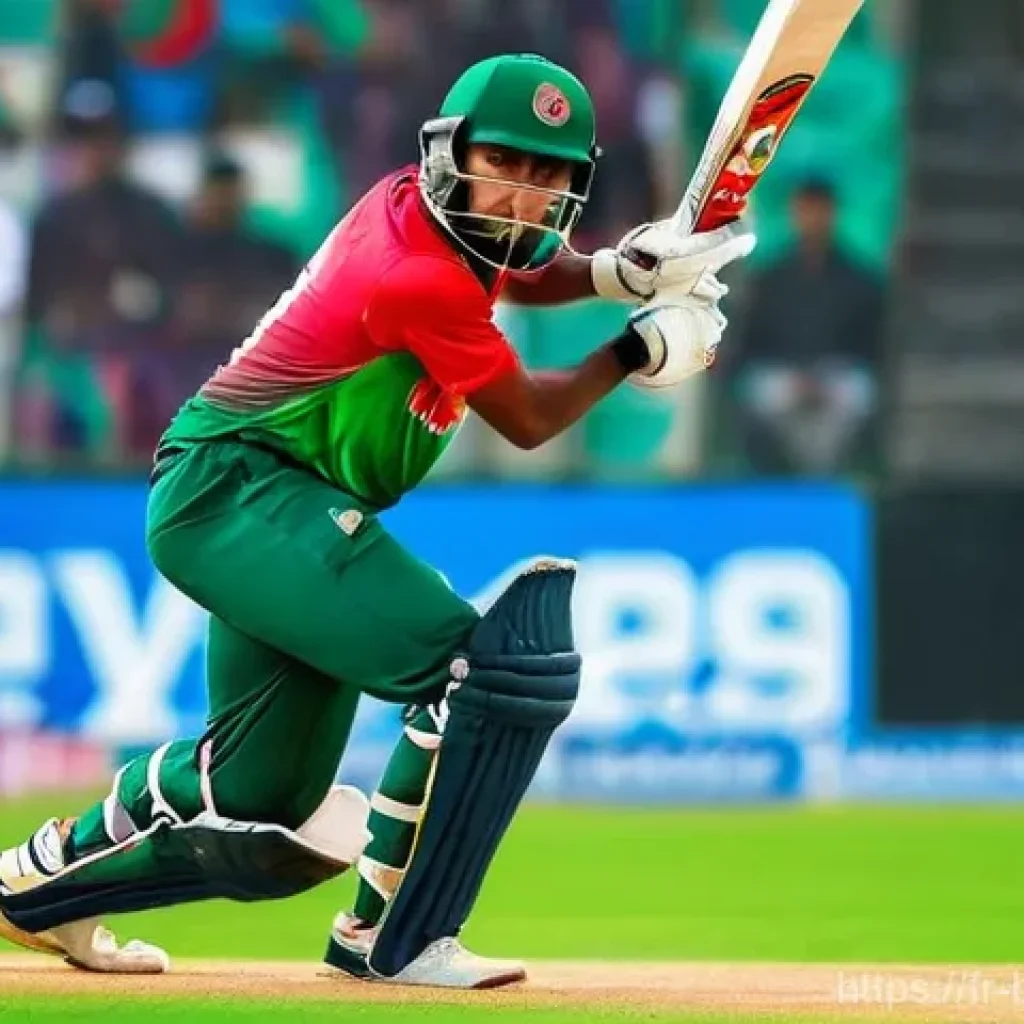방글라데시의 스포츠 스타 - **Prompt 1: The Iconic Cricketer of Bangladesh**
    "A vibrant, dynamic full-body portrait of Shaki...