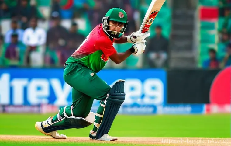 방글라데시의 스포츠 스타 - **Prompt 1: The Iconic Cricketer of Bangladesh**
    "A vibrant, dynamic full-body portrait of Shaki...