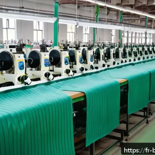 방글라데시의 주요 산업 지역 - A vibrant and modern textile factory in Bangladesh, showcasing rows of sewing machines operated by s...